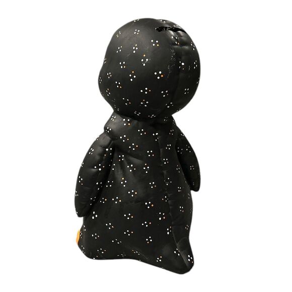 Kimple Ceramic Black and White Penguin Piggy Bank Mold - Picture 4 of 7